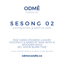 Load image into Gallery viewer, Sesong 02 - ODMÉ Candle Co.