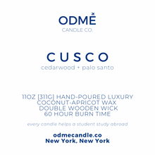 Load image into Gallery viewer, Cusco - ODMÉ Candle Co.