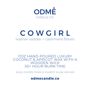 Cowgirl - ODMÉ Candle Co.